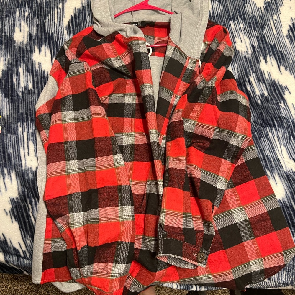 Plaid button up